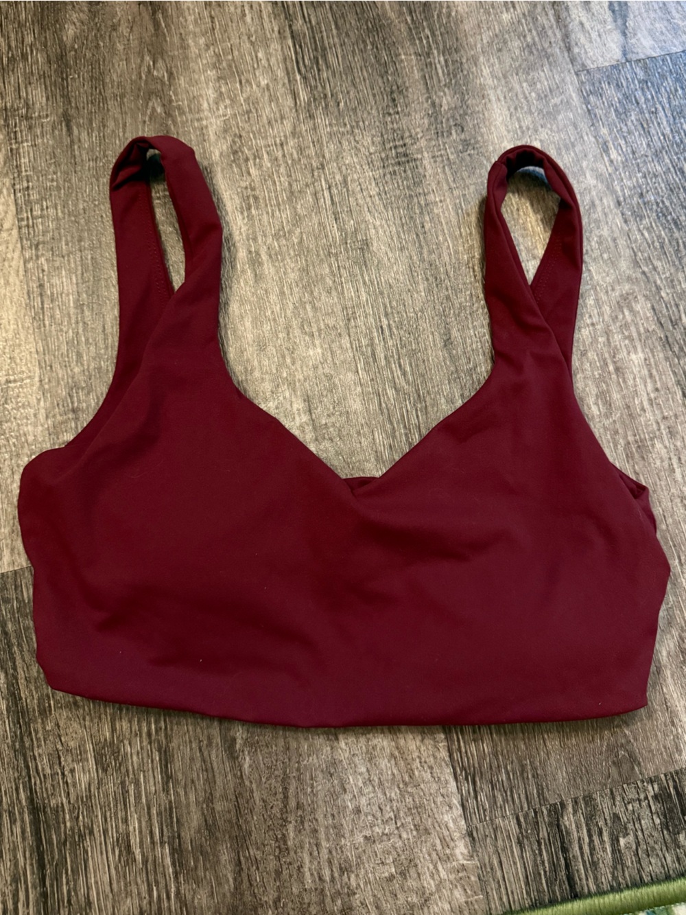 Everyday Burgundy Wireless Bralette - Unbranded